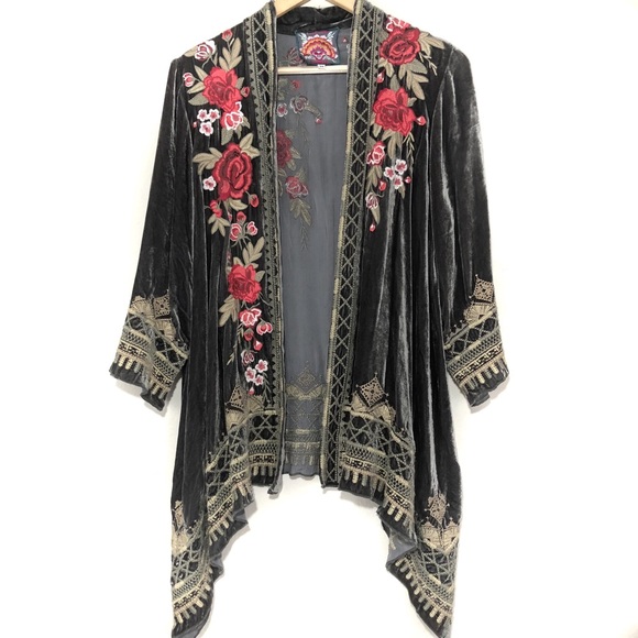 Johnny Was Meri Floral Embroidered 